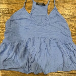 Solemio Light Blue Camisole Top
